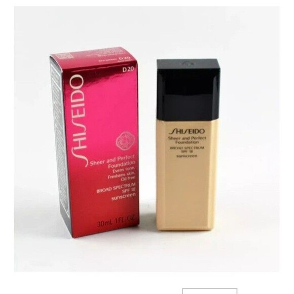 Lot of 3 Shiseido Sheer & Perfect Foundation D20 Board Spectrum SPF18 30ml 1FL - Picture 3 of 3
